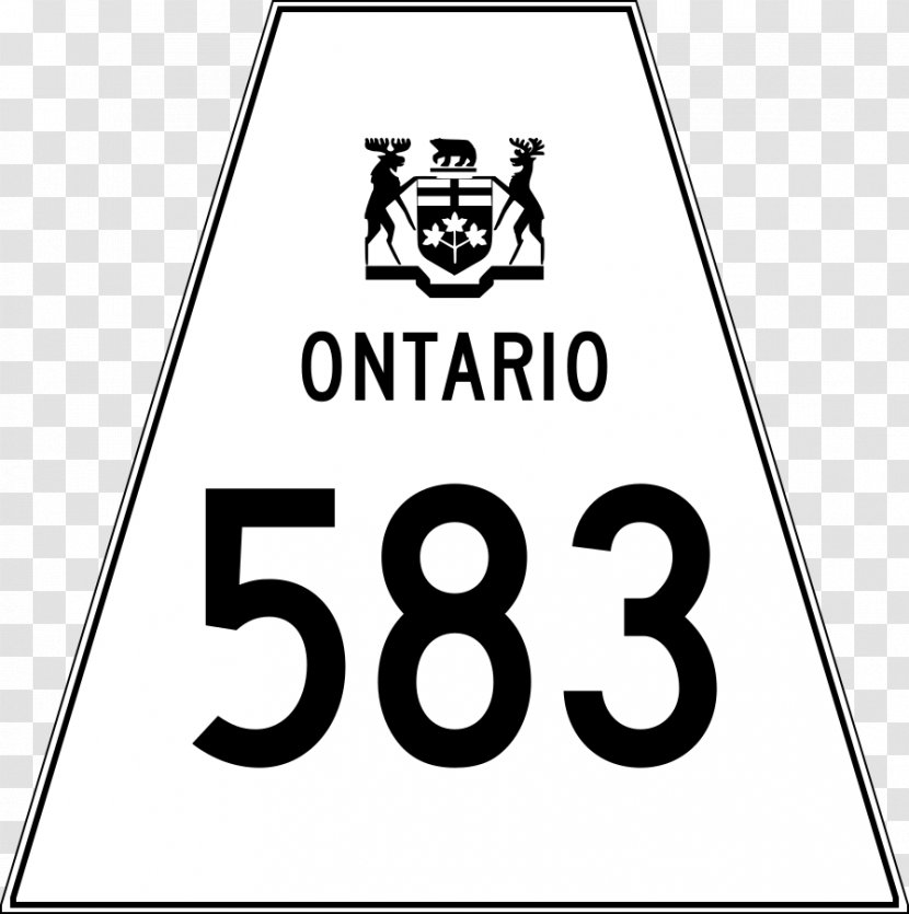 Highways In Ontario Highway 502 407 Shield Trans-Canada - Symbol - Road Transparent PNG