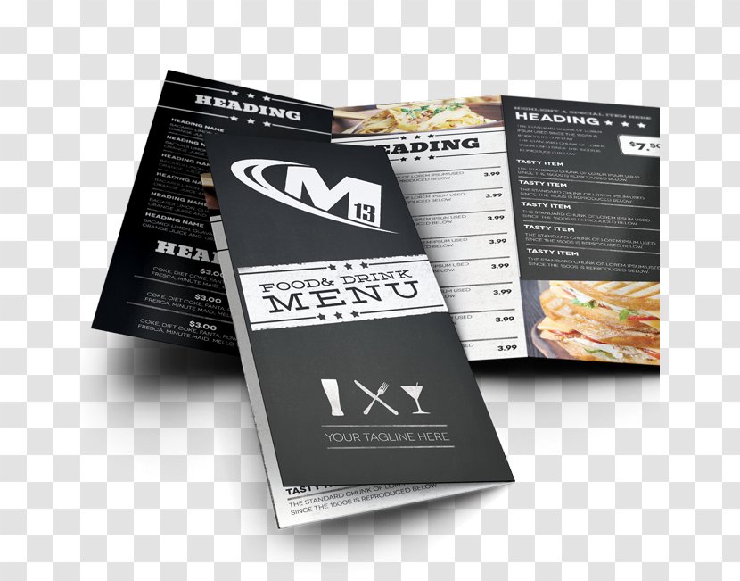 Paper Printing Menu Jp Graphics Inc Brochure - Flyer - Restaurant Flyers Transparent PNG