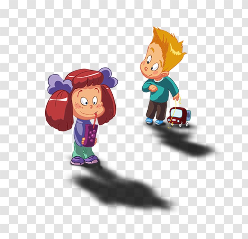 Child Playground Slide Cartoon - Figurine Transparent PNG