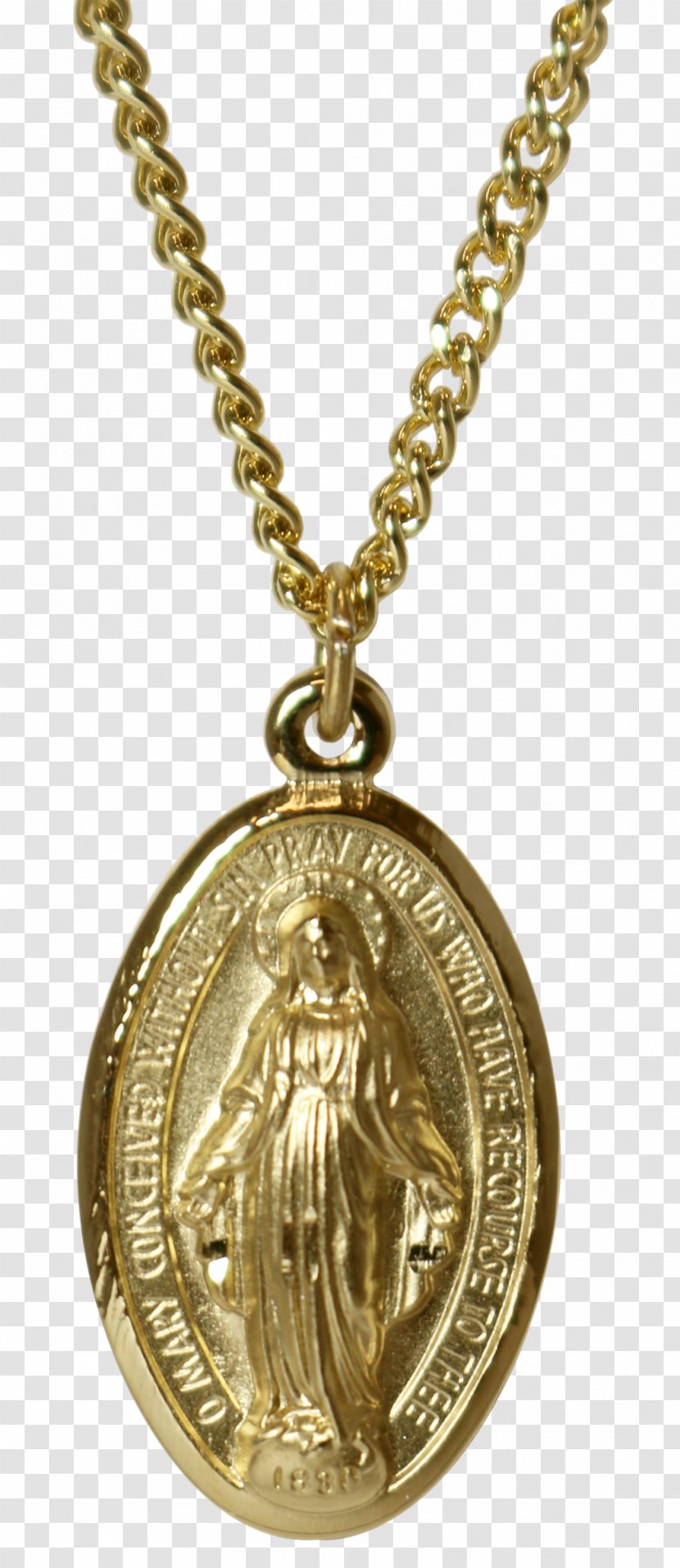 Association-Miraculous Medal Gold Saint Benedict - Gift Transparent PNG