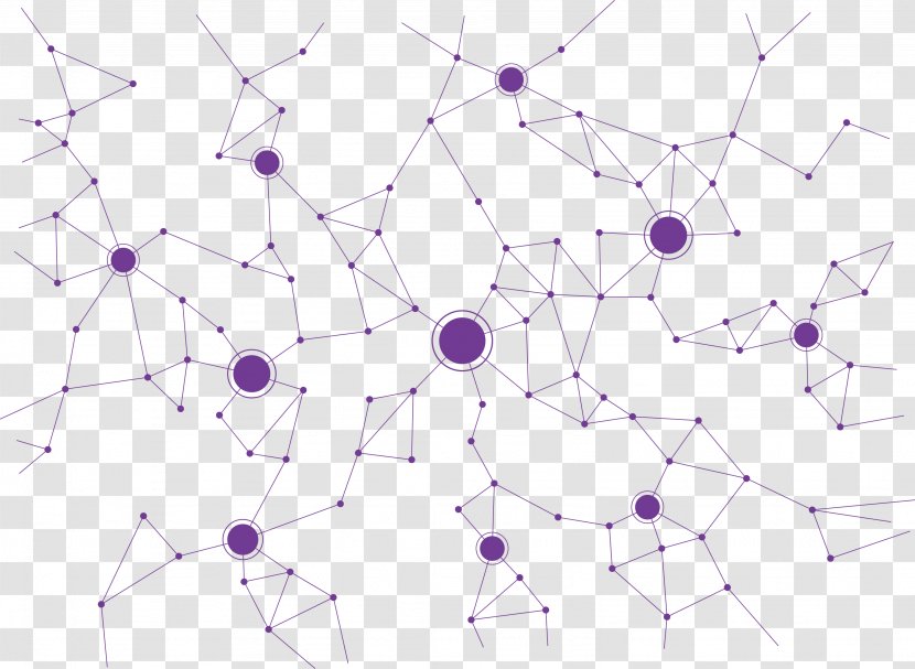 Structure Symmetry Purple Pattern - Violet - Floating-point Line Transparent PNG