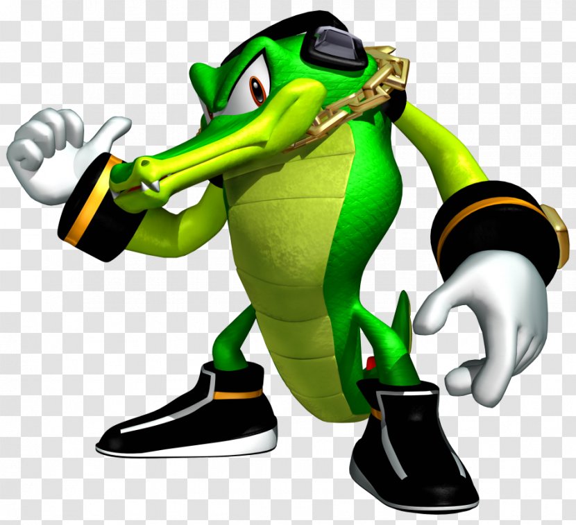 Sonic The Hedgehog Knuckles' Chaotix Heroes Riders Free - Crocodile Transparent PNG