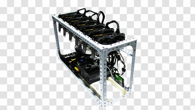 Cryptocurrency Mining Rig Bitcoin Ethereum - Technology Transparent PNG