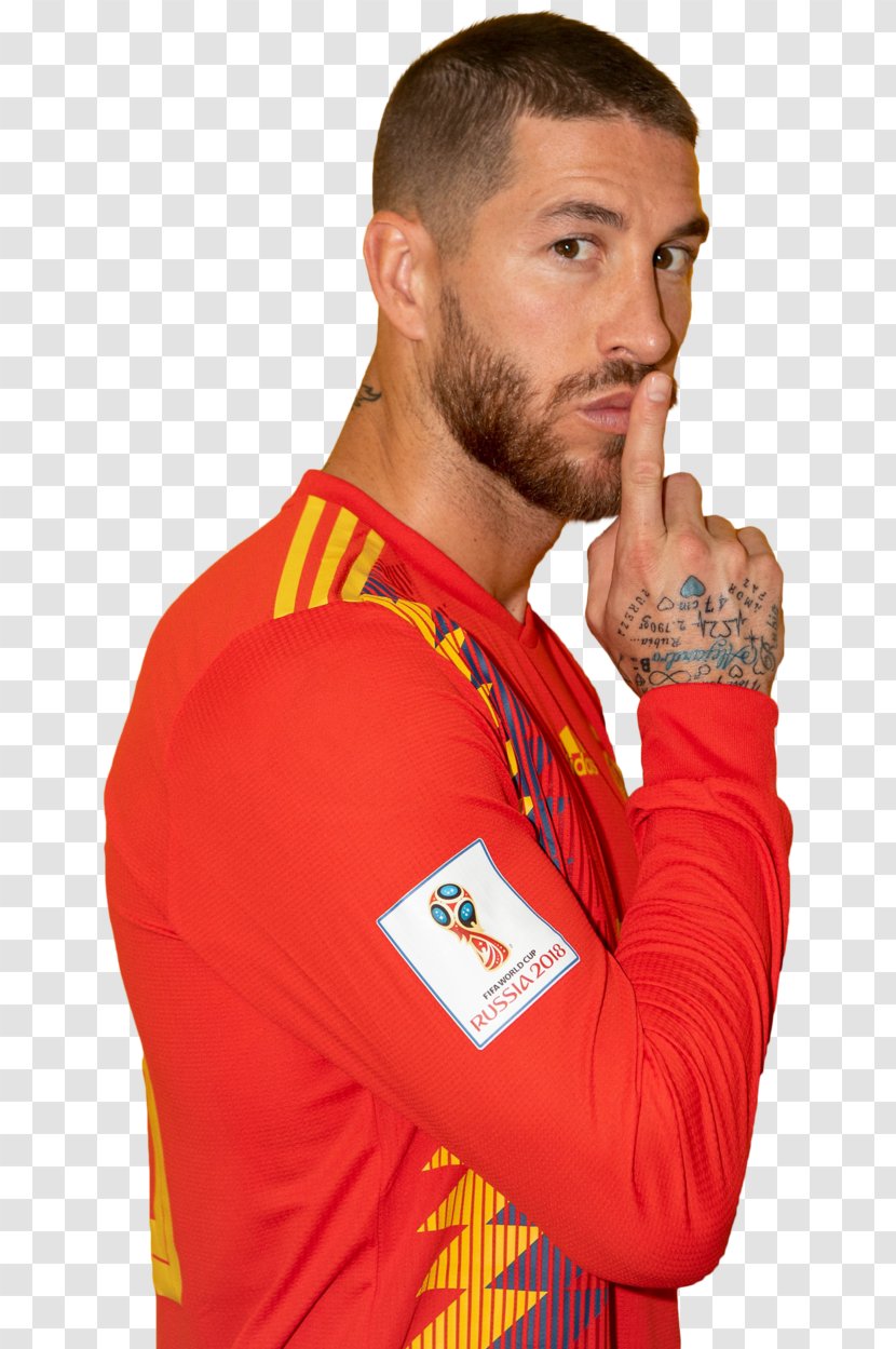 Sergio Ramos 2018 World Cup 2010 FIFA Spain National Football Team Egypt - Facial Hair Transparent PNG