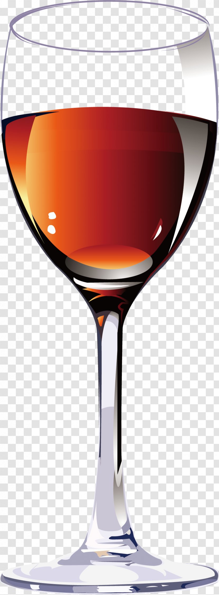 Red Wine Glass Cup - A Of Vector Transparent PNG