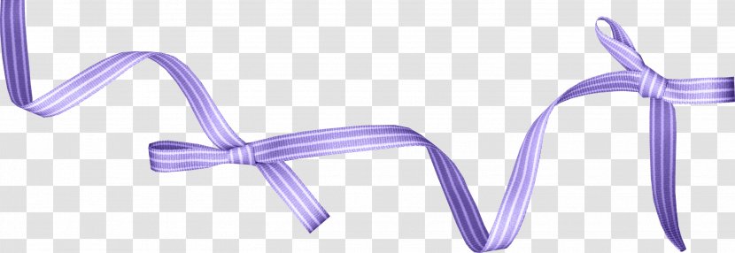 Ribbon Silk Purple - Blue - Floating Transparent PNG