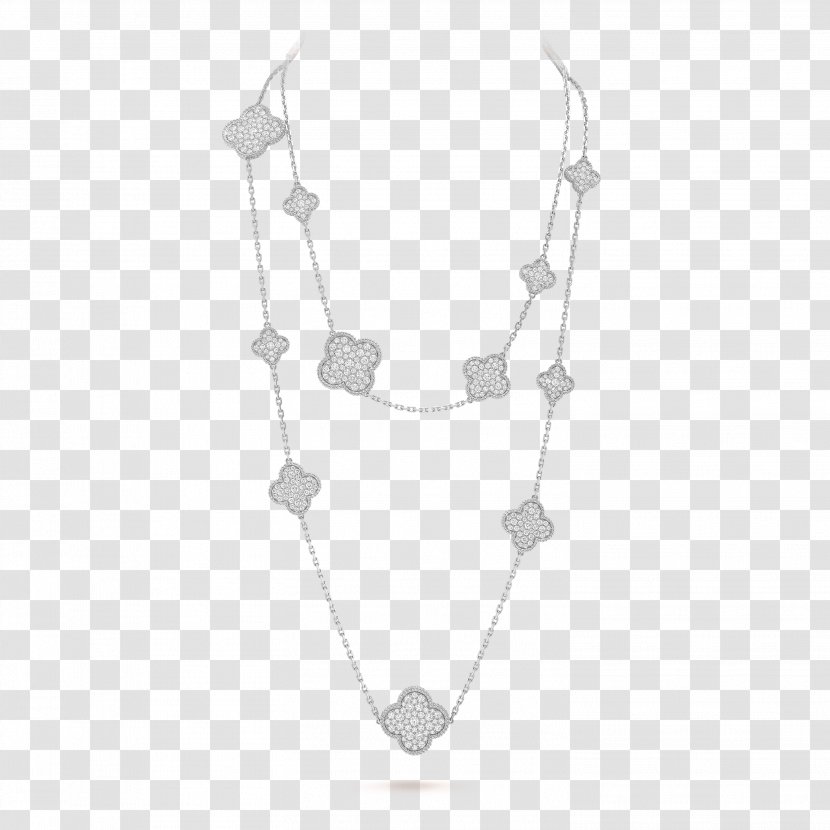Necklace Van Cleef & Arpels Jewellery Chain Silver Transparent PNG