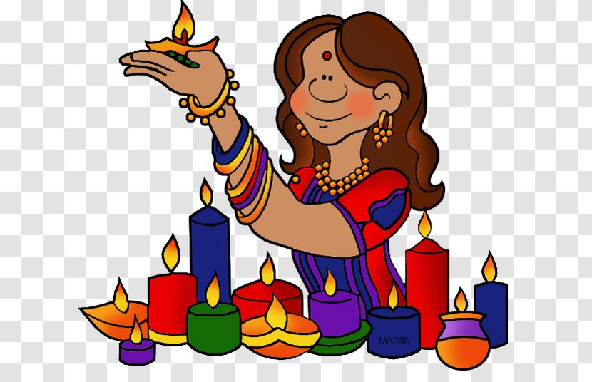 Diwali Child Craft Lakshmi Diya - Hand Transparent PNG