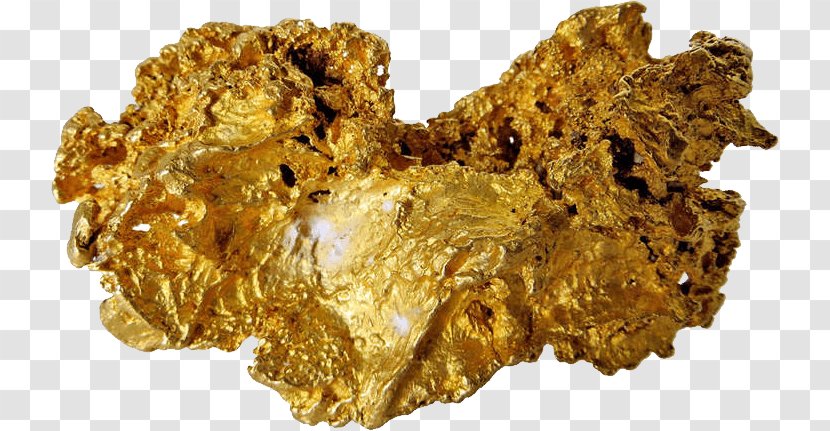 Gold Nugget Golden Las Vegas Clip Art - Mineral - Flakes Transparent PNG