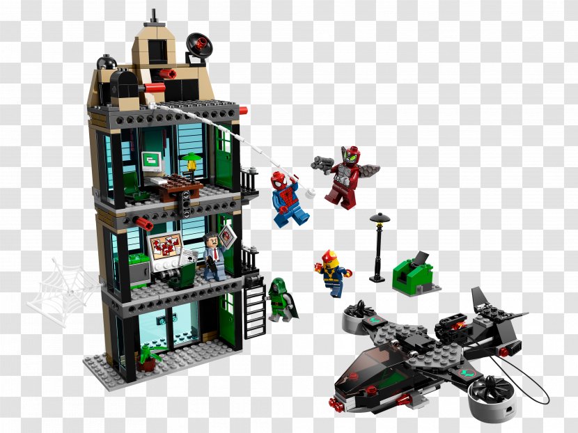 Lego Marvel Super Heroes Spider-Man Green Goblin J. Jonah Jameson - Machine - The Movie Transparent PNG