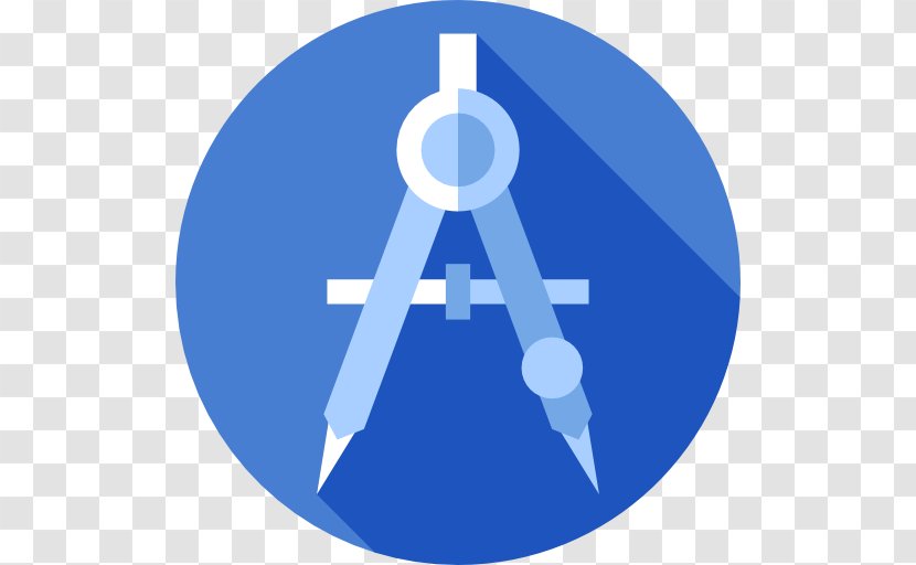Compass Technical Drawing Tool - Blue Transparent PNG