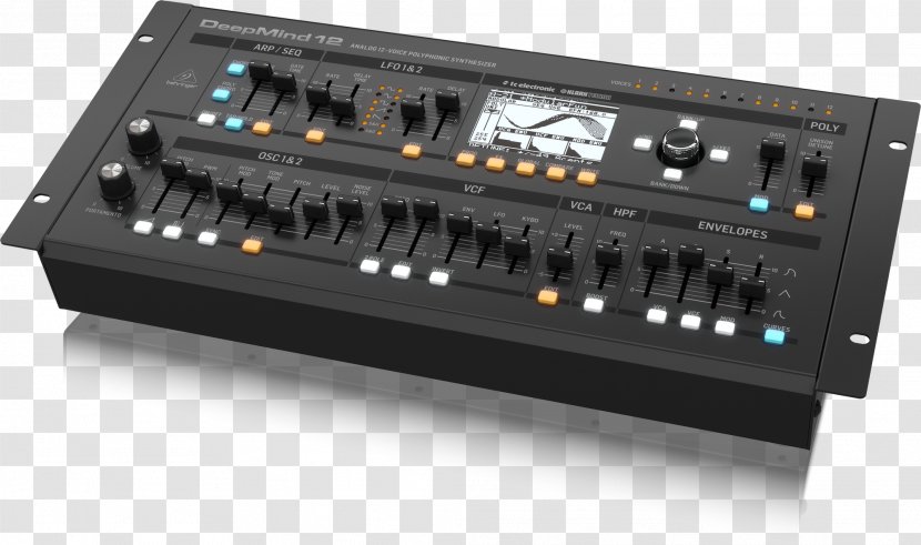 Sound Synthesizers Behringer Analog Synthesizer Low-frequency Oscillation - Cartoon - Musical Instruments Transparent PNG