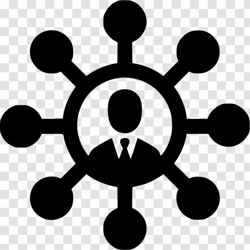 Network - Black And White - Organization Transparent PNG