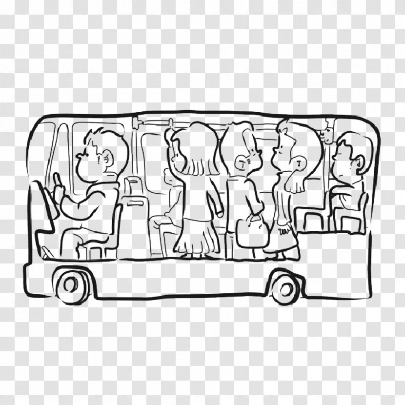Bus Adobe Illustrator - Area - The People Who Ride Transparent PNG