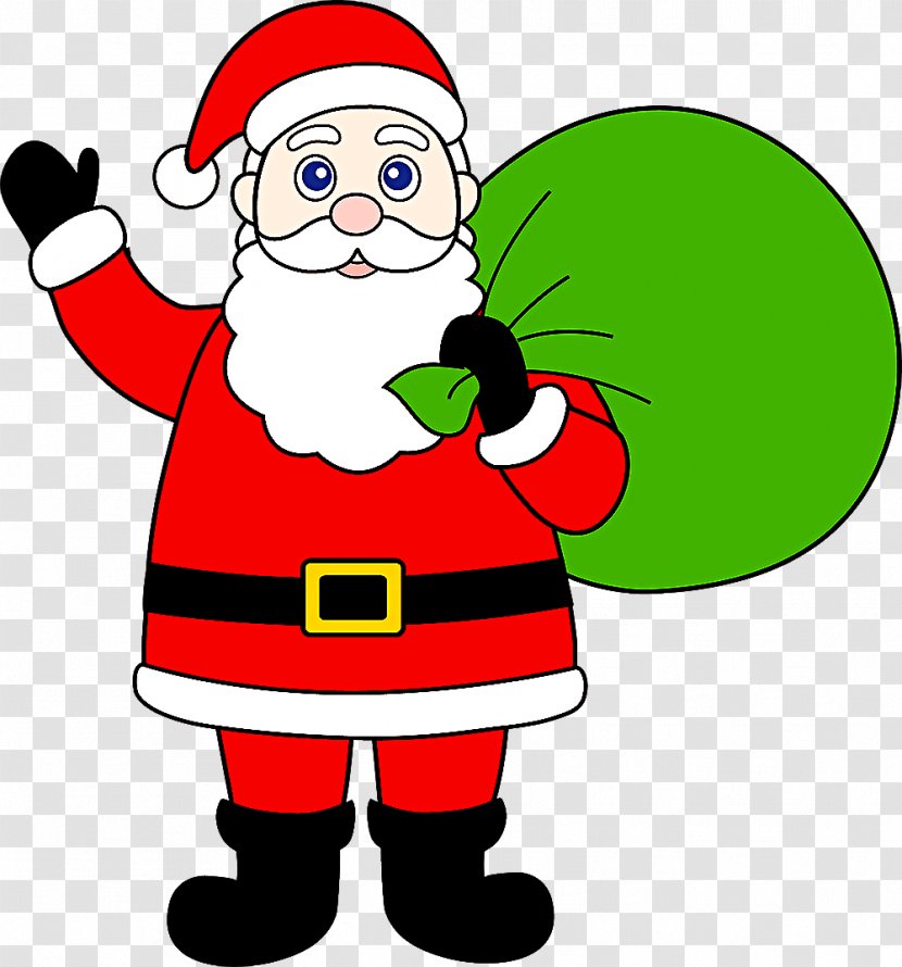 Santa Claus - Fictional Character - Pleased Christmas Elf Transparent PNG