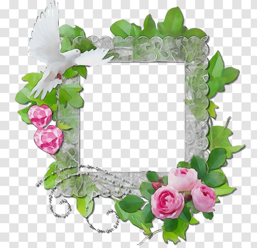 Wedding Heart Frame - Flower - Interior Design Plant Transparent PNG