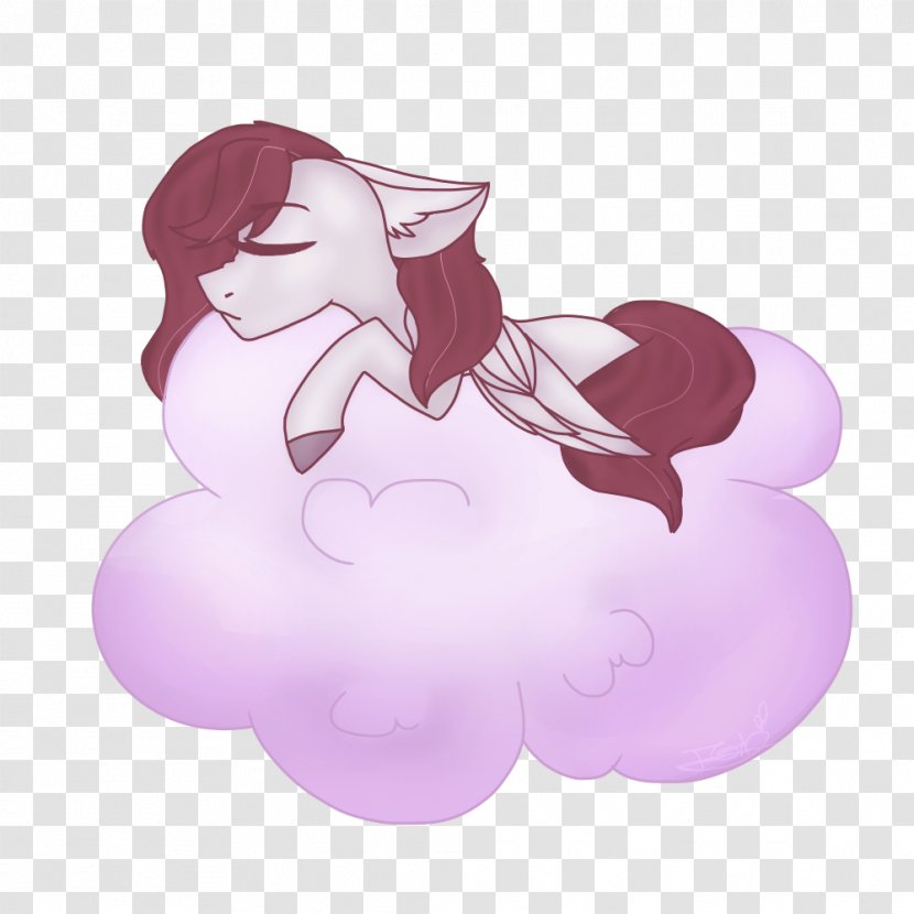 Horse Animated Cartoon Pink M - Flower - Dreaming Cloud Transparent PNG