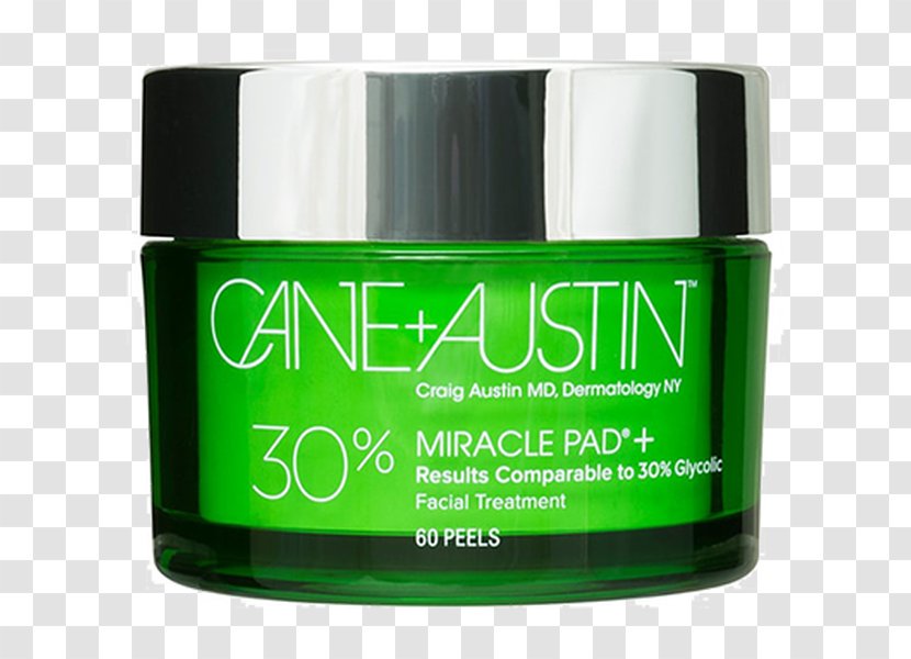 Cane + Austin 20% Miracle Pad 60 Peels Chemical Peel Glycolic Acid Skin Care - Cosmetics Transparent PNG