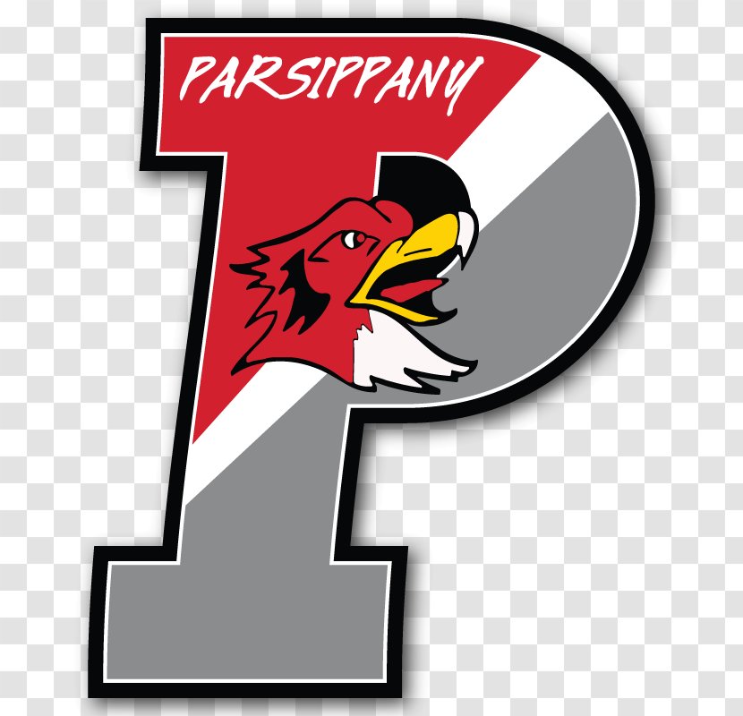 Parsippany High School Central Middle Miami RedHawks Football Logo American - Redhawks - Yellow Letter Head Design Transparent PNG