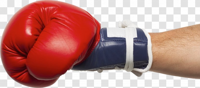 Man's Hand Boxing Glove - Training Transparent PNG