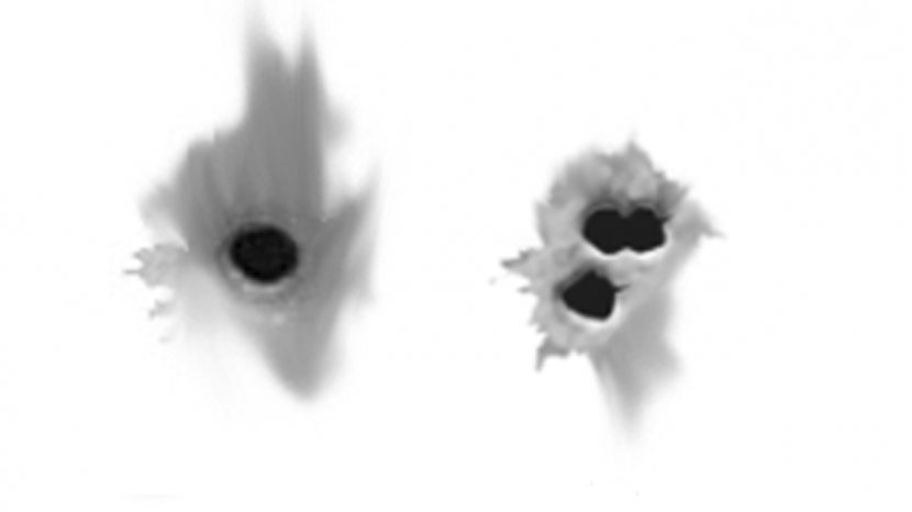 Bullet Clip Art - Designs Holes Transparent PNG