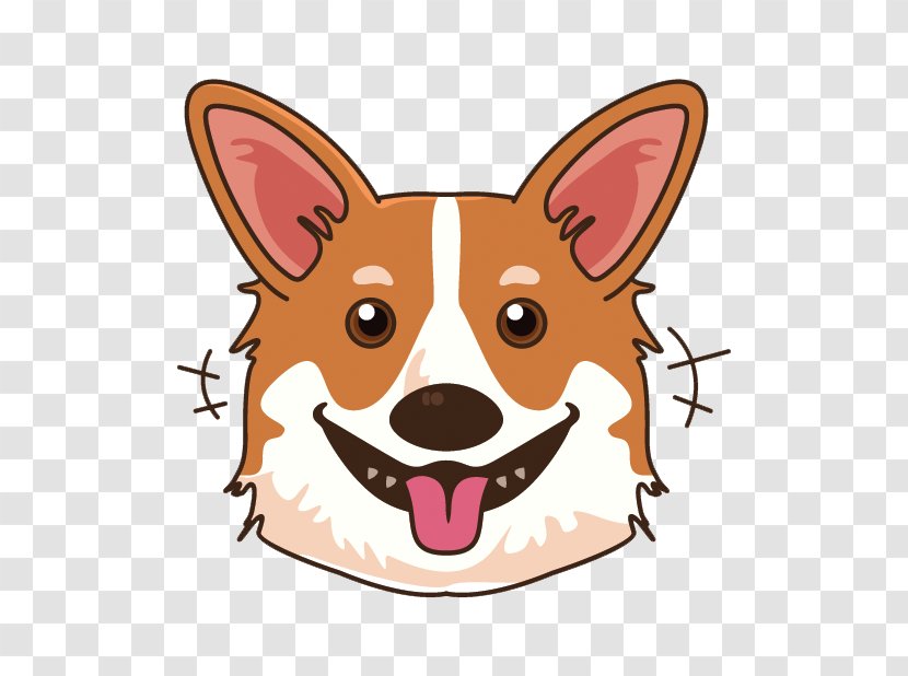 Pembroke Welsh Corgi Emoji Emoticon - Dog Breed Transparent PNG