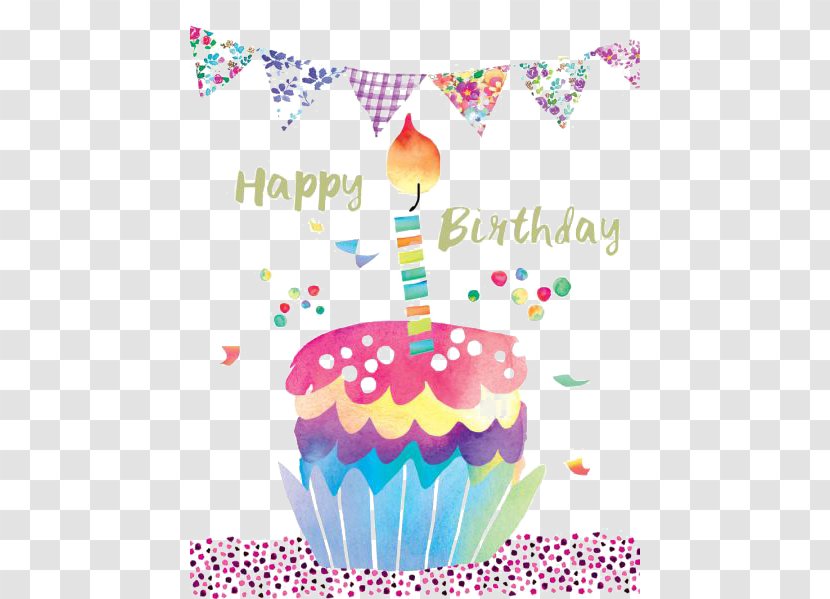 Birthday Cake Happy To You Happiness Wish - Candles Transparent PNG