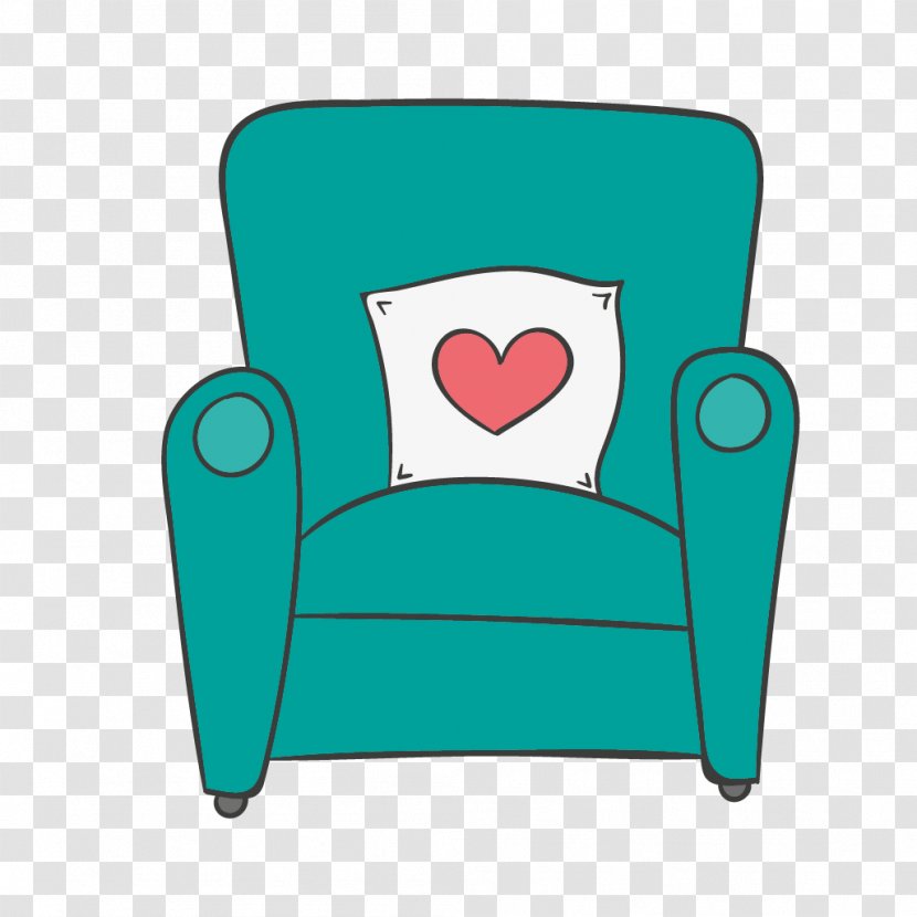 Table Chair Couch Furniture Illustration - Silhouette - Furnishings Transparent PNG