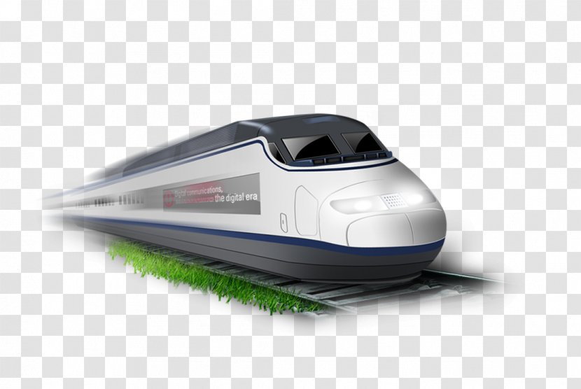 Train High-speed Rail Transport - Vehicle Transparent PNG