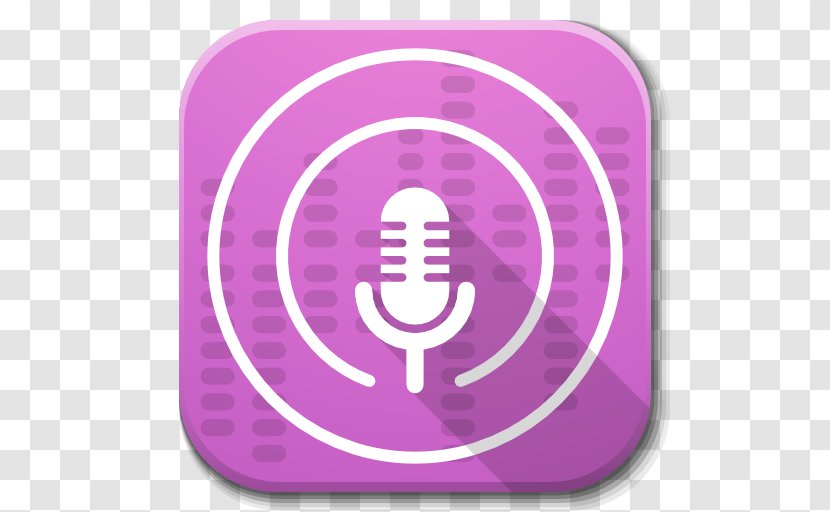Pink Audio Purple Symbol - Microsoft Word - Apps Vocal Transparent PNG