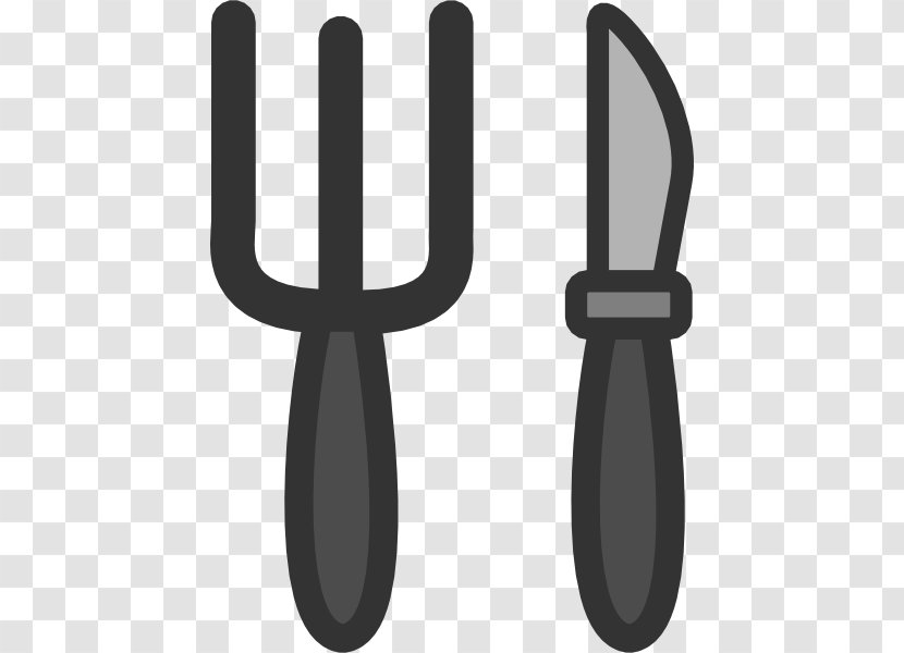 Knife Fork Cutlery Spoon Clip Art - Logo - Gray Cliparts Transparent PNG