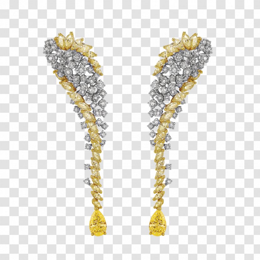 Earring 俊文寶石店 Colored Gold 俊文宝石店 Larry Jewelry - Body Transparent PNG