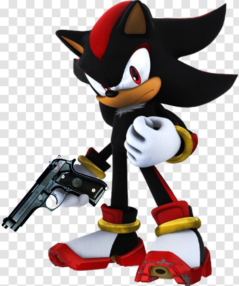 Shadow The Hedgehog Sonic Free Riders Mario & At Olympic Games Winter - Action Figure Transparent PNG