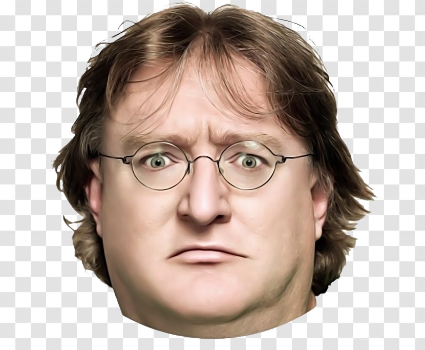 Gabe Newell Half-Life 2: Episode Three Dota 2 Team Fortress - Steam - Eyewear Transparent PNG