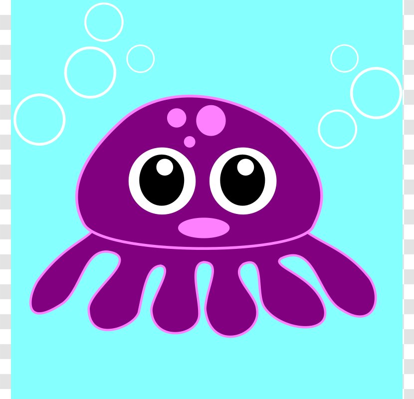 Octopus Squid Clip Art - Silhouette - Cartoon Pictures Transparent PNG