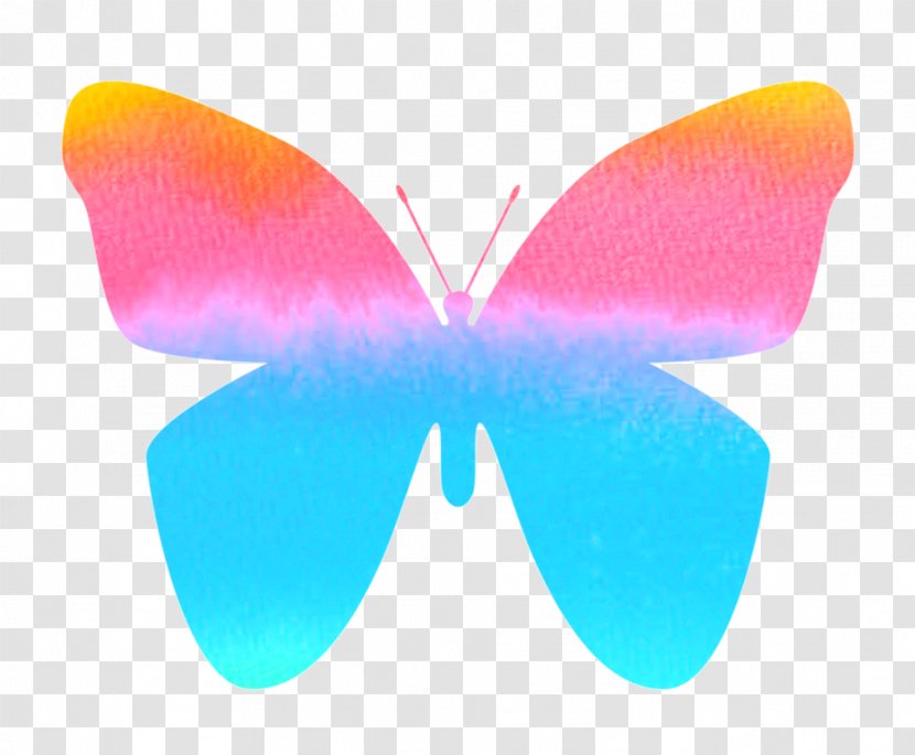 Butterfly Stiftung Kinderseele - Symmetry - Watercolor Transparent PNG