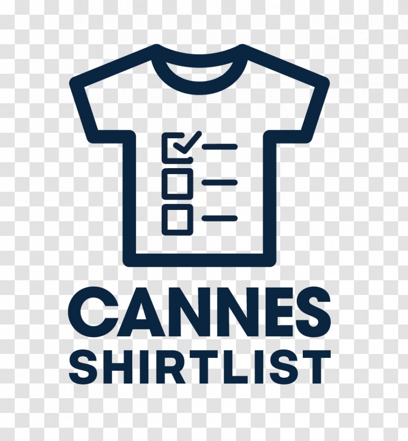 T-shirt Cannes Lions International Festival Of Creativity Number - White Transparent PNG