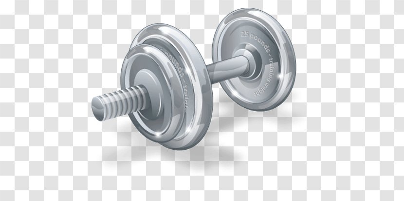 Dumbbell Physical Fitness Barbell Centre Exercise - Hardware Transparent PNG