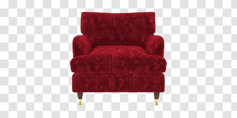 Chair Armrest Couch - Red Transparent PNG
