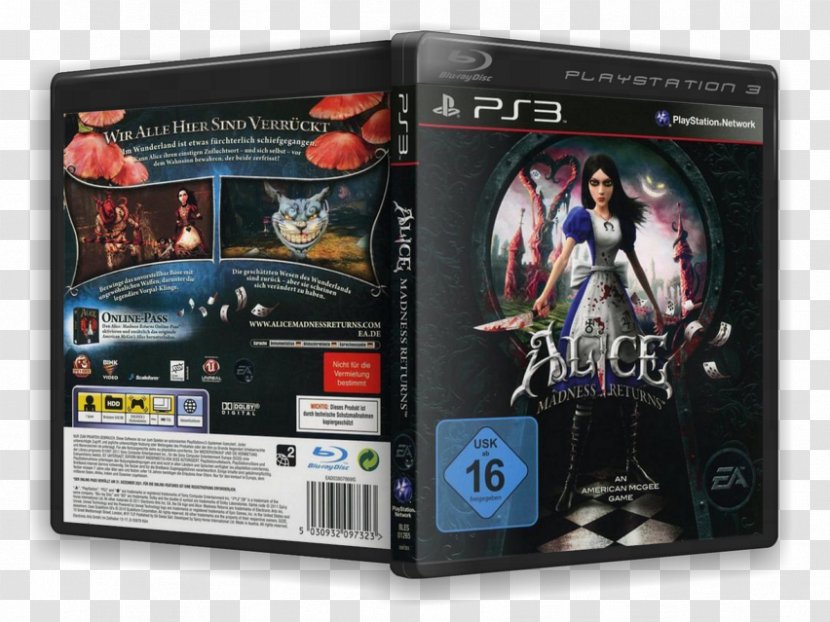 Alice: Madness Returns PlayStation 3 Electronics PAL Region - Action Toy Figures - Playstation Transparent PNG
