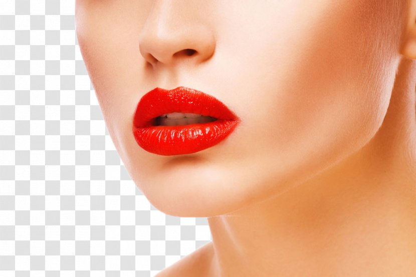 Lip Balm Augmentation Face Lipstick - Nose - Woman's Lips Transparent PNG
