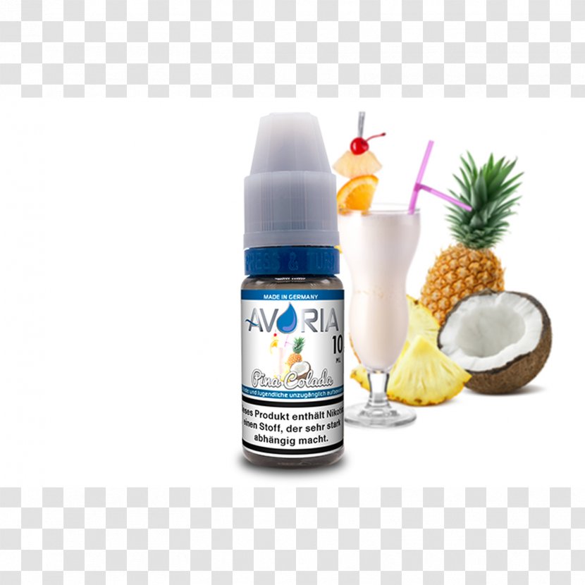 Electronic Cigarette Aerosol And Liquid Aroma Menthol Clearomizér - PINA COLADA Transparent PNG