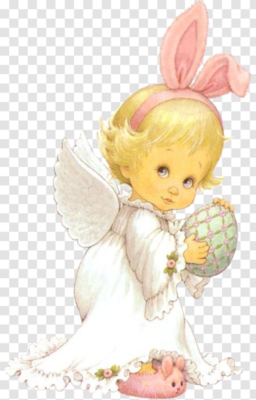 Easter Bunny Happiness Hop Egg - Fairy - Angel Baby Transparent PNG