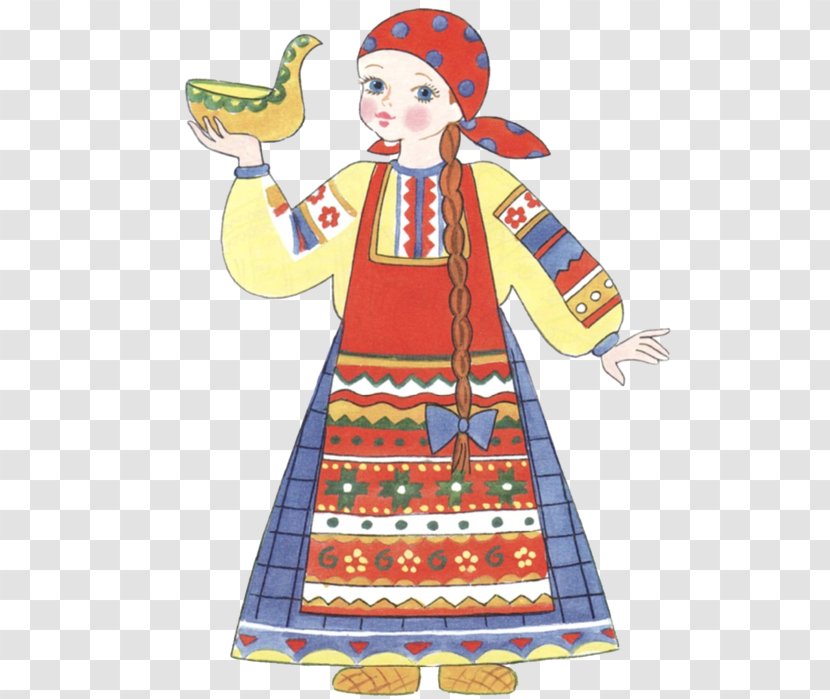 Clip Art Costume Russian Drawing - Fictional Character - Mexican Folk Transparent PNG