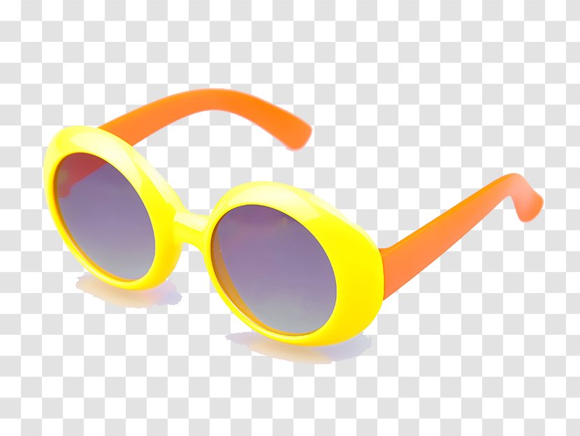 Goggles Sunglasses - Hit The Color Personalized Round Transparent PNG