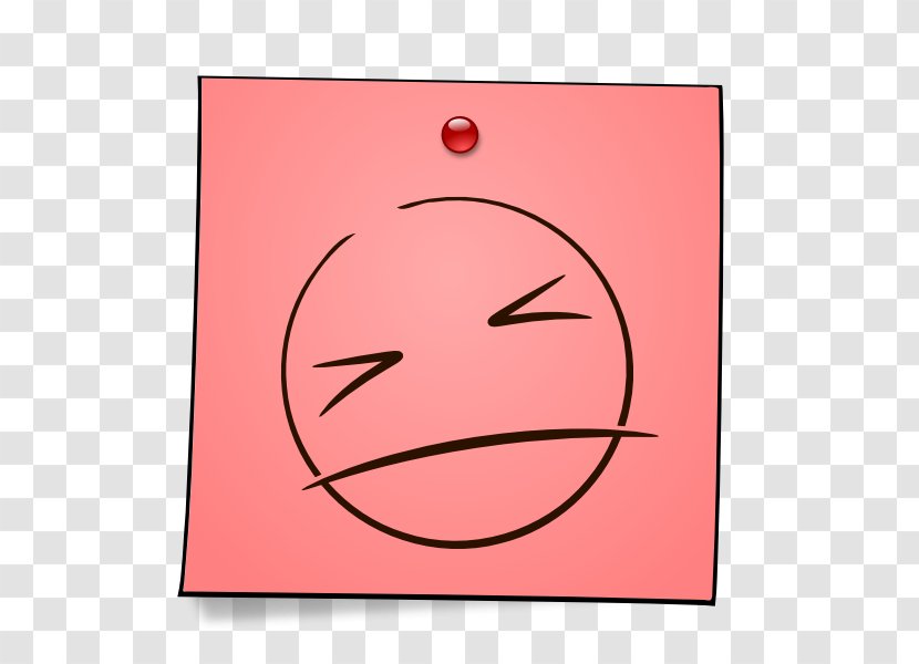 Post-it Note Smiley Emoticon - Ouch Transparent PNG