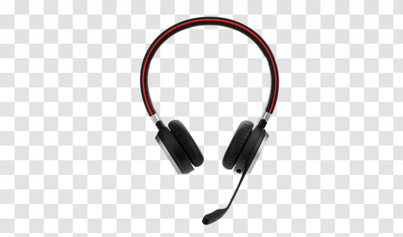 Jabra Evolve 65 Stereo Laptop Noise-cancelling Headphones Headset - Audio Equipment Transparent PNG