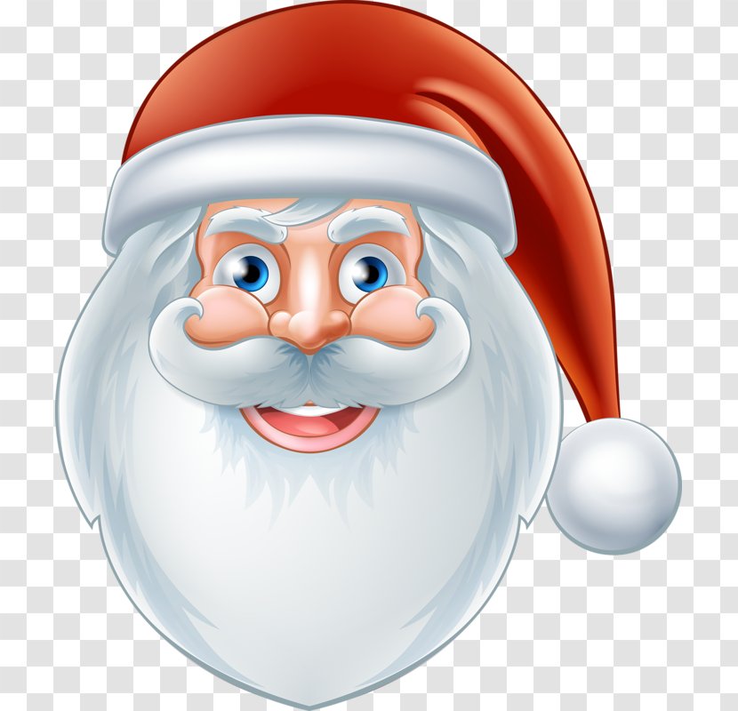 Santa Claus Cartoon Cooking Illustration - Nose - White Beard Elderly Transparent PNG