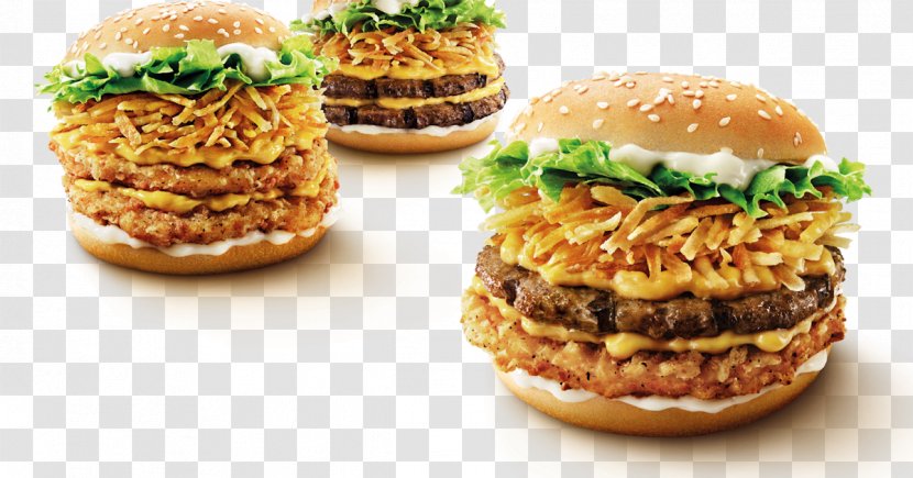 Slider Buffalo Burger Hamburger Cheeseburger Breakfast Sandwich - Salmon - Take Out Food Transparent PNG