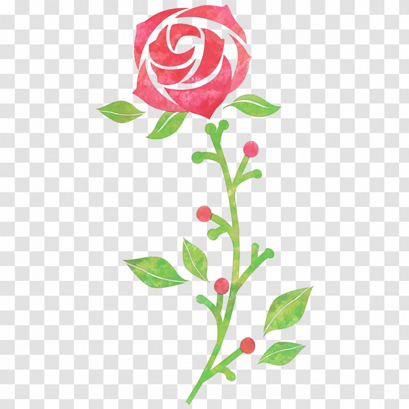 Les Roses バラ図譜 Drawing - Bud - Rose Transparent PNG